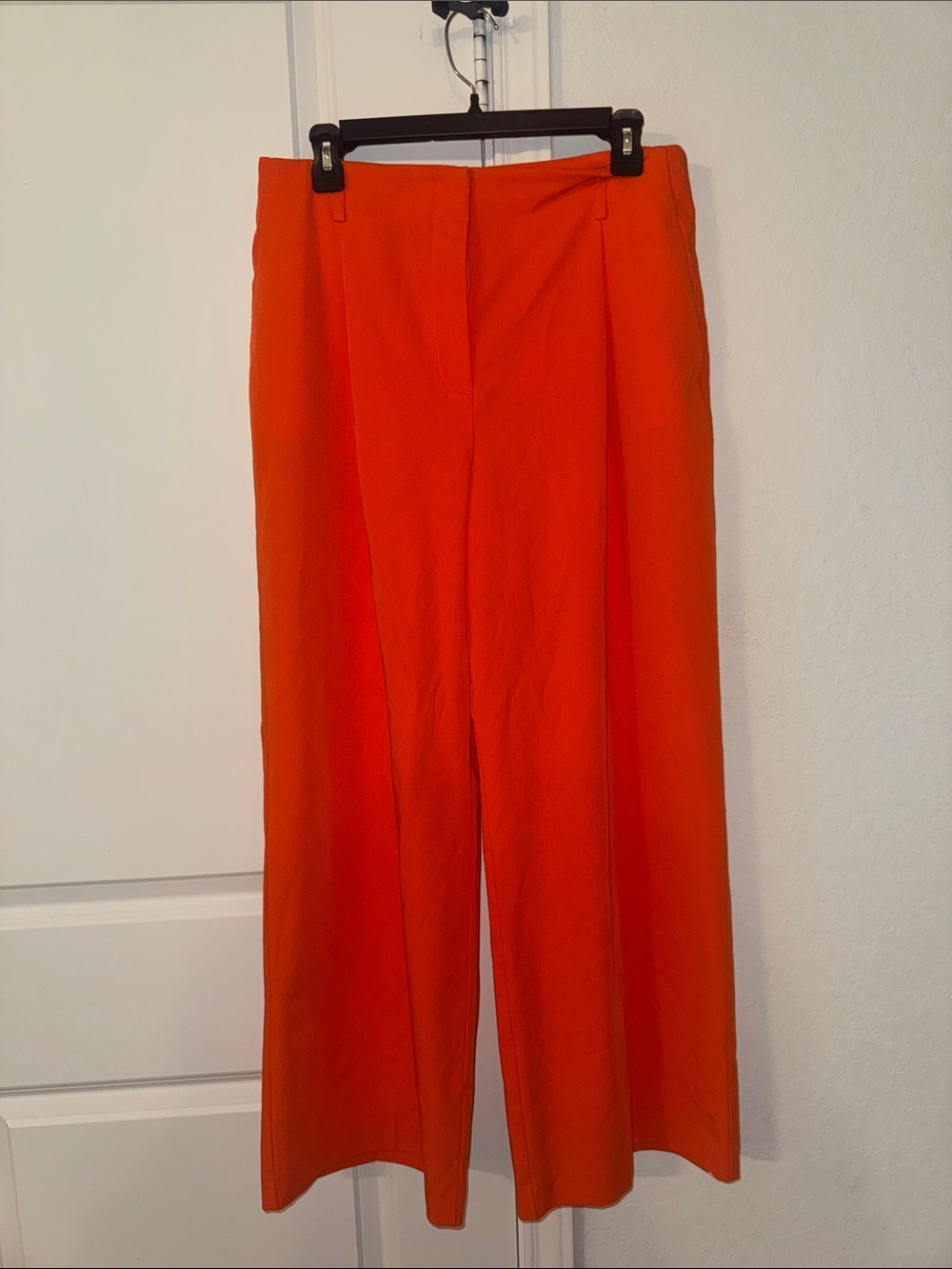 Ann Taylor Orange High-Rise Trousers